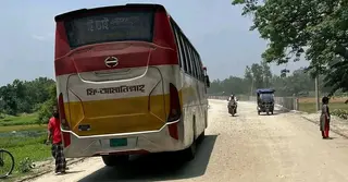 টাঙ্গাইলে বাসের ধাক্কায় নিহত মোটরসাইকেল আরোহী